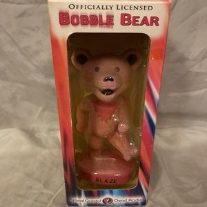 Original BLAZE ~ Grateful Dead BobbleHead ~ Dancing Bear ~ 💙❤️
